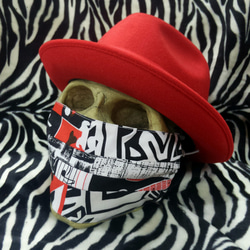 ゴシック パンク ロックファッション ブラック＆ホワイトZIP