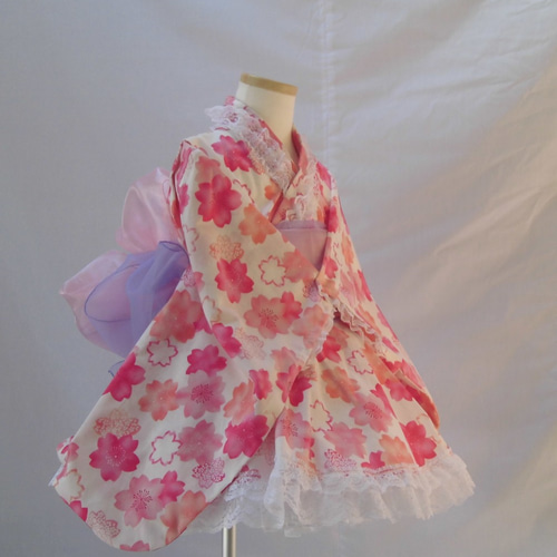 浴衣ドレス 120サイズ 子供服 tomato61 通販 7266119｜Creema