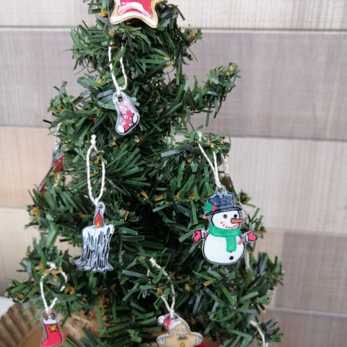 卓上ツリー用蓄光クリスマスオーナメント♪プラバン その他インテリア