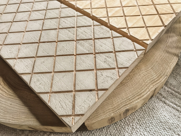 wood tray(ナチュラル)✴︎mini巾着付き✴︎ 3枚目の画像
