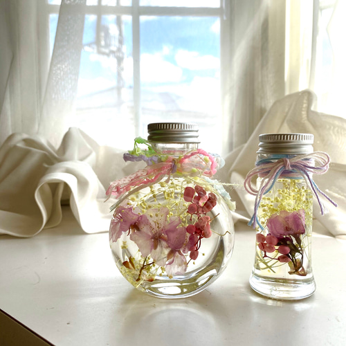 桜♡春色♡♡ハーバリウム♡♡♡ ハーバリウム・植物標本 yulia 通販