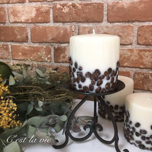 コーヒー豆のソイキャンドル キャンドル・キャンドルホルダー C'est la