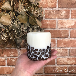 コーヒー豆のソイキャンドル 2枚目の画像