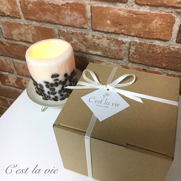 コーヒー豆のソイキャンドル 4枚目の画像