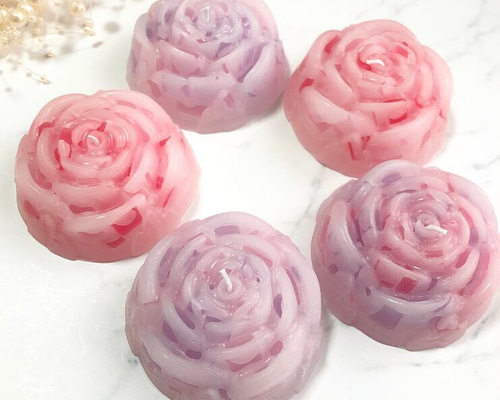 薔薇のキャンドル キャンドル・キャンドルホルダー C'est la vie