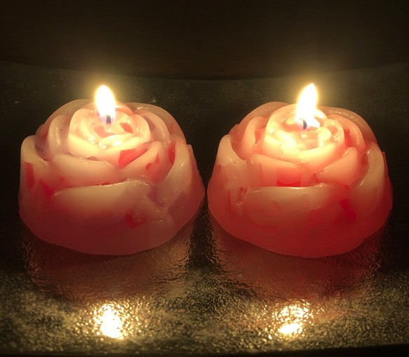 薔薇のキャンドル 5枚目の画像