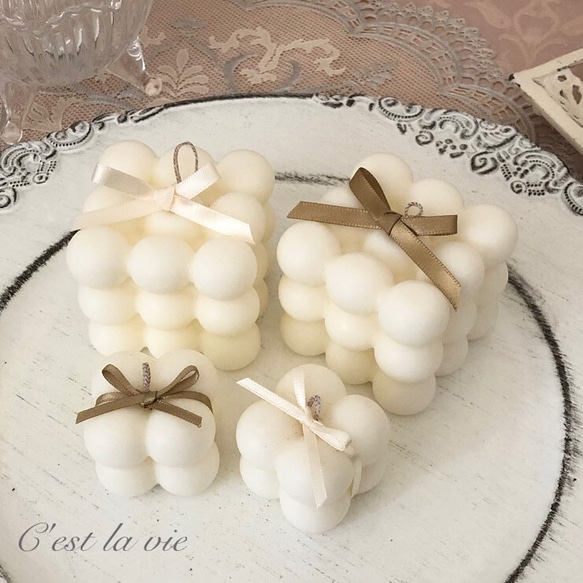 ボンボンキャンドル　大小セット(bonbon candle) 1枚目の画像