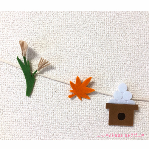 再販4】お月見ガーランド ガーランド ⑅◡̈*chaamar୨୧⑅* 通販