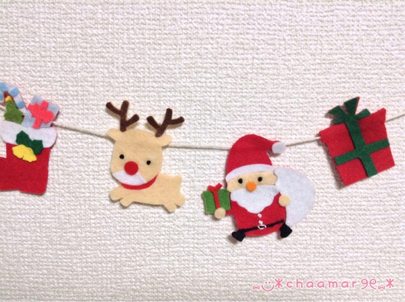 【再販11】クリスマスガーランド✩⃛ 3枚目の画像