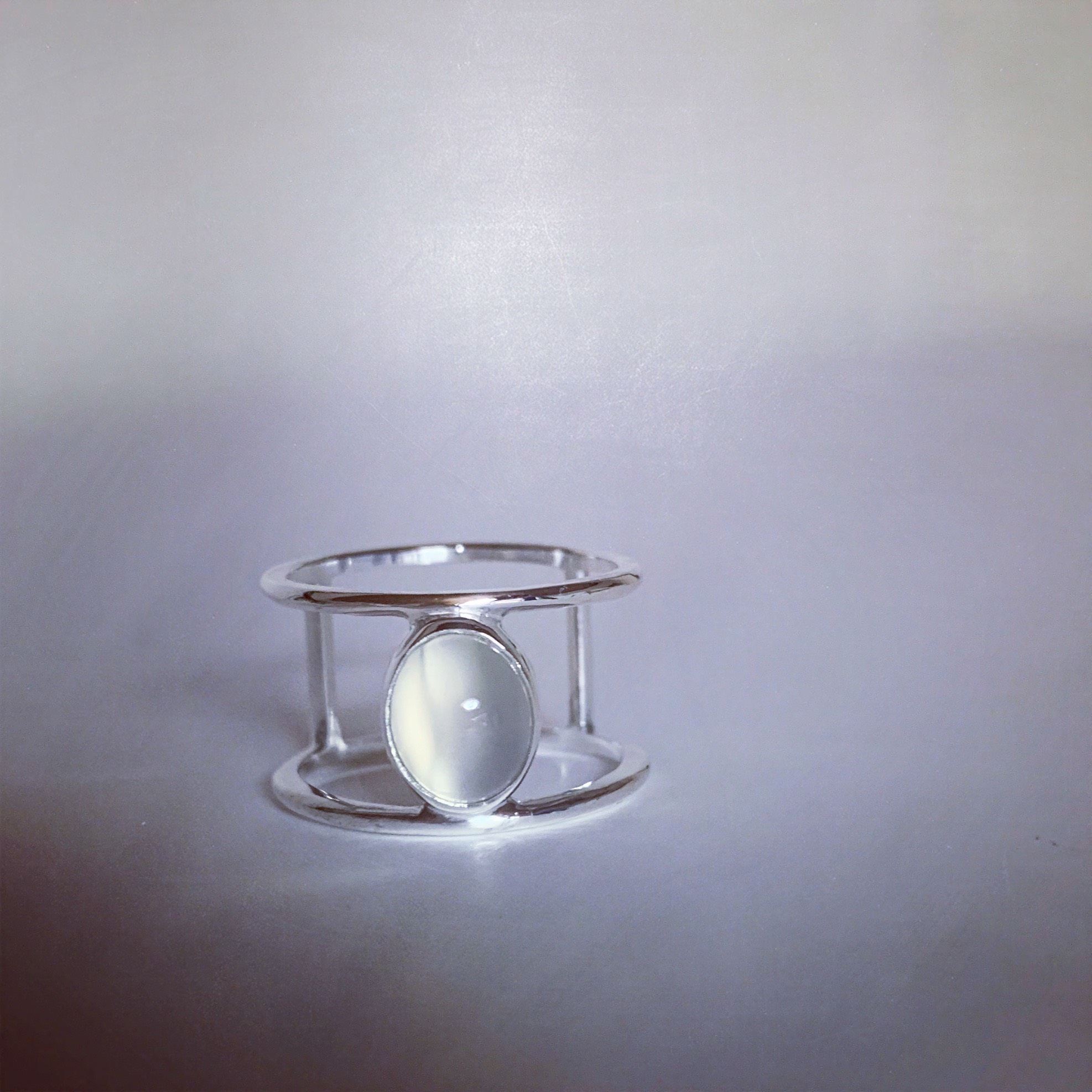 ムーンストーンカボションリング