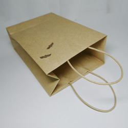 ハロウィン クラフト 紙袋 手提げ袋 プチギフト ラッピング 包装 角底 24枚 3枚目の画像