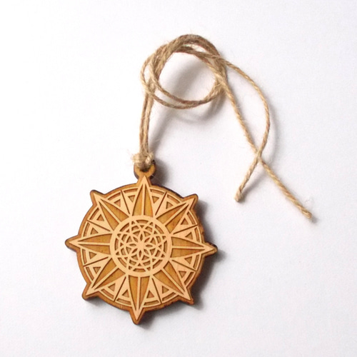 天体＜太陽＞ヒノキオーナメント モビール 面白札屋 通販 12868437