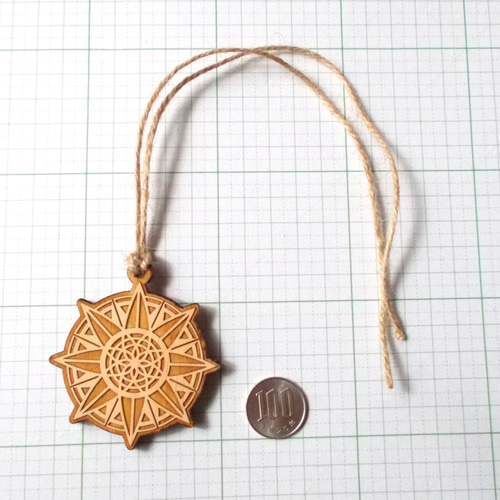 天体＜太陽＞ヒノキオーナメント モビール 面白札屋 通販 12868437