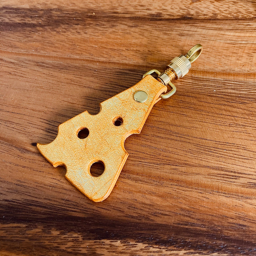 チーズみたいな チャーム ファスナーチャーム 引き手 ネックレス