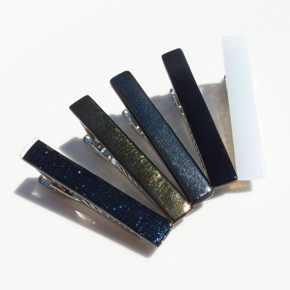 【種類選べます！】シンプルガラス『シンプル』ネクタイピン【受注制作】≪送料無料≫ 1枚目の画像