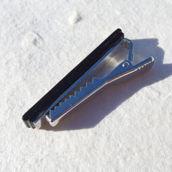 【種類選べます！】シンプルガラス『シンプル』ネクタイピン【受注制作】≪送料無料≫ 3枚目の画像