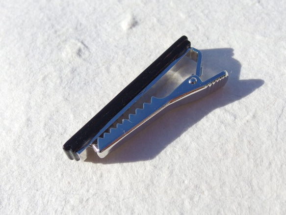 【種類選べます！】シンプルガラス『シンプル』ネクタイピン【受注制作】≪送料無料≫ 3枚目の画像