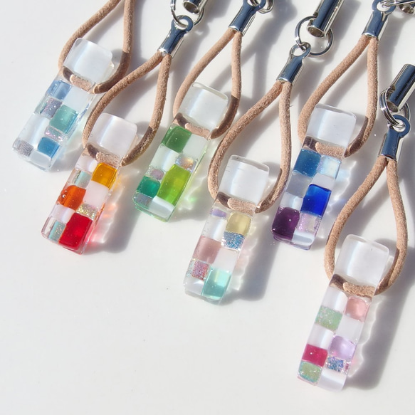 種類選べます！】雪ガラス『ゆき【ミニ】』ストラップ【キーホルダー