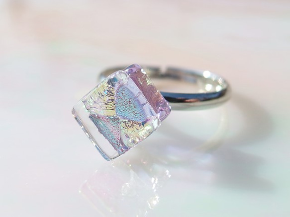 12月誕生石玻璃“坦桑石”小指戒指[定做] 第1張的照片