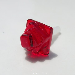 玻璃玫瑰“ Rose [red]”耳機插孔[定做] 第1張的照片