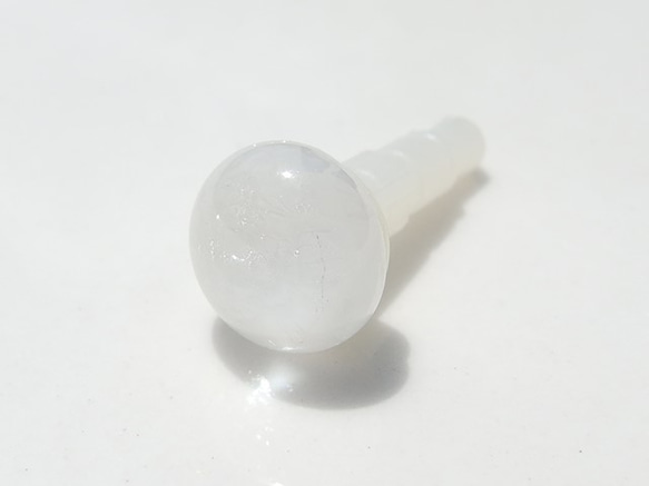 珍珠玻璃“珍珠[小] [白色]”耳機插孔[尺寸可選] [定做] 第1張的照片