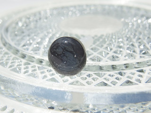 珍珠玻璃“珍珠[小] [黑色]”耳機插孔[尺寸可選] [定做] 第3張的照片