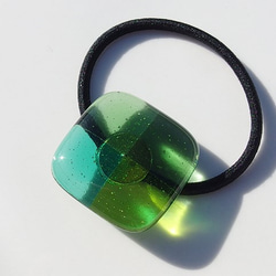 糖果糖果玻璃“ Candy [Emerald]”髮膠[可以更改為小馬鉤] [定做] 第4張的照片