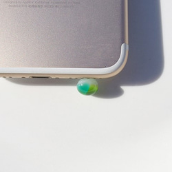 棉花糖玻璃杯“棉花糖[小] [翡翠]”耳機插孔[定做] 第5張的照片