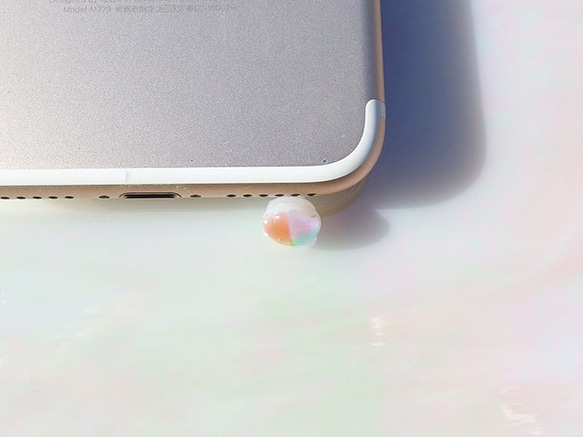 棉花糖玻璃杯“棉花糖[小] [粉彩]”耳機插孔[定做] 第5張的照片