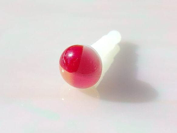 棉花糖玻璃杯“棉花糖[小] [胭脂]”耳機插孔[定做] 第1張的照片