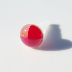 綿飴ガラス『わたあめ【小】【ルージュ】』イヤホンジャック【受注制作】≪送料無料≫ 4枚目の画像