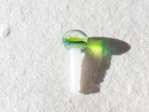 玻璃維生素劑“ Capsu [小] [Emerald x綠色]”耳機插孔[定做] 第2張的照片