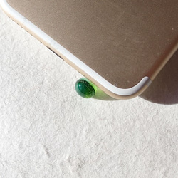 玻璃維生素劑“ Capsu [小] [Emerald x綠色]”耳機插孔[定做] 第5張的照片