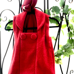 七五三3歳着物用お被布とヘッドドレスの大正ロマンなレトロセット 着物