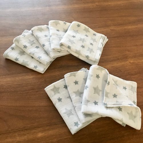 おくるみリメイク☆ガーゼハンカチおまとめセット 雑貨・その他