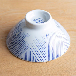 souzyu-en modern 雨　Sサイズ　ご飯茶碗　瀬戸焼 10枚目の画像