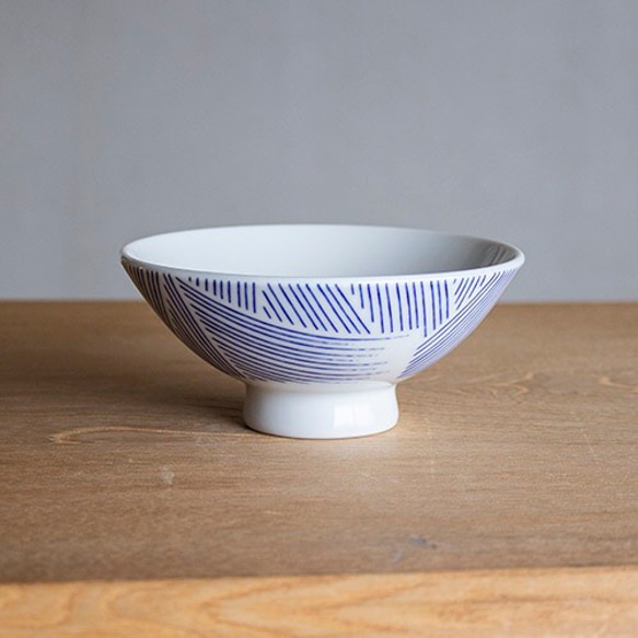 souzyu-en modern 雨　Sサイズ　ご飯茶碗　瀬戸焼 6枚目の画像