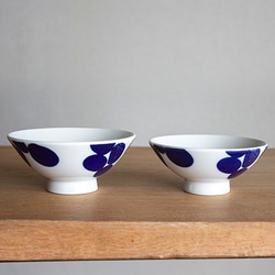 souzyu-en modern 川　夫婦セット（S・Ｍ各1個）　ご飯茶碗　瀬戸焼 8枚目の画像