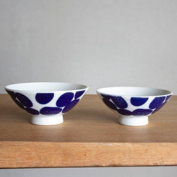 souzyu-en modern 川　夫婦セット（S・Ｍ各1個）　ご飯茶碗　瀬戸焼 9枚目の画像