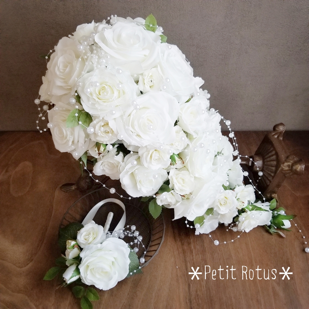 【オーダーメイド】◯◯だけのウェディングブーケ《結婚式ブーケ・ウェディングブーケ・ブライダルブーケ》✨