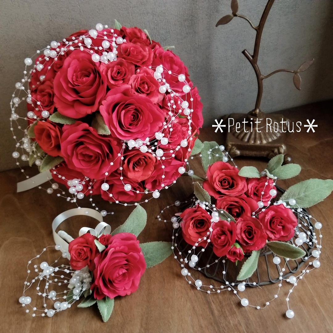 【オーダーメイド】◯◯だけのウェディングブーケ《結婚式ブーケ・ウェディングブーケ・ブライダルブーケ》✨