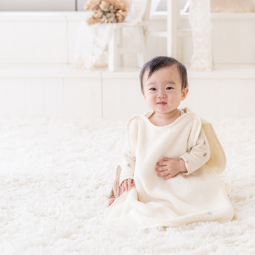 オーガニックコットン ガーゼ スリーパー 日本製 優しい素材で 夏でも