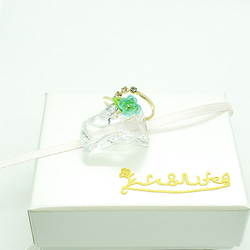 小さな一輪の切り絵花指輪 2枚目の画像