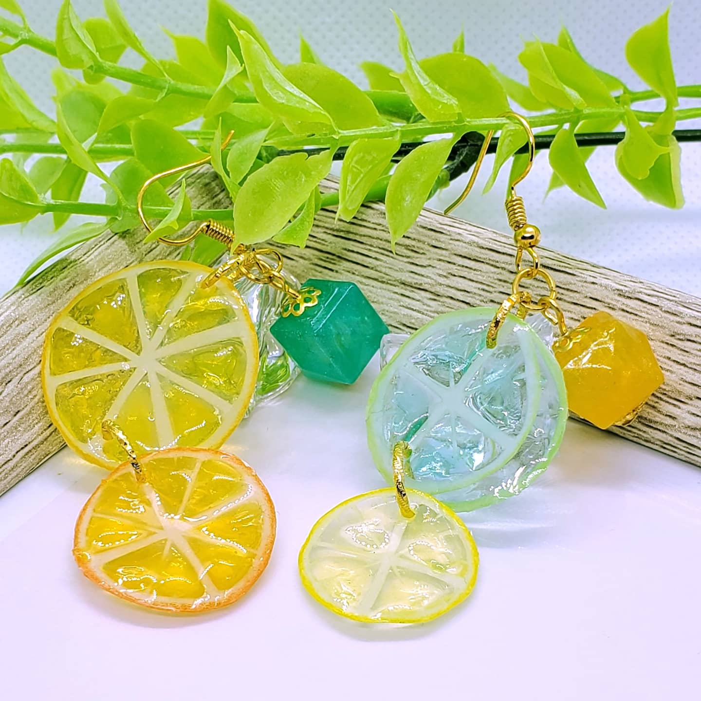 贅沢柑橘4種のピアス/イヤリング