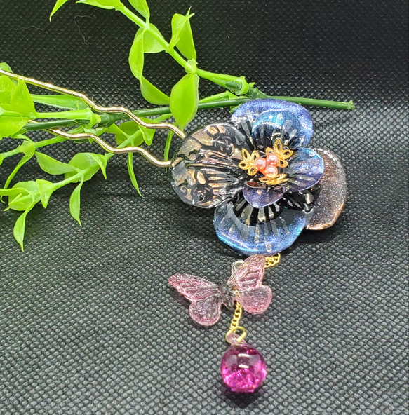 静かに燃ゆる情熱の花[かんざし] 4枚目の画像