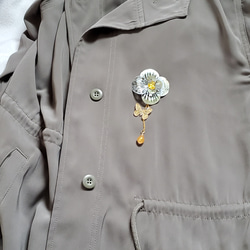 純粋に煌めく希望の花[ブローチ] 8枚目の画像