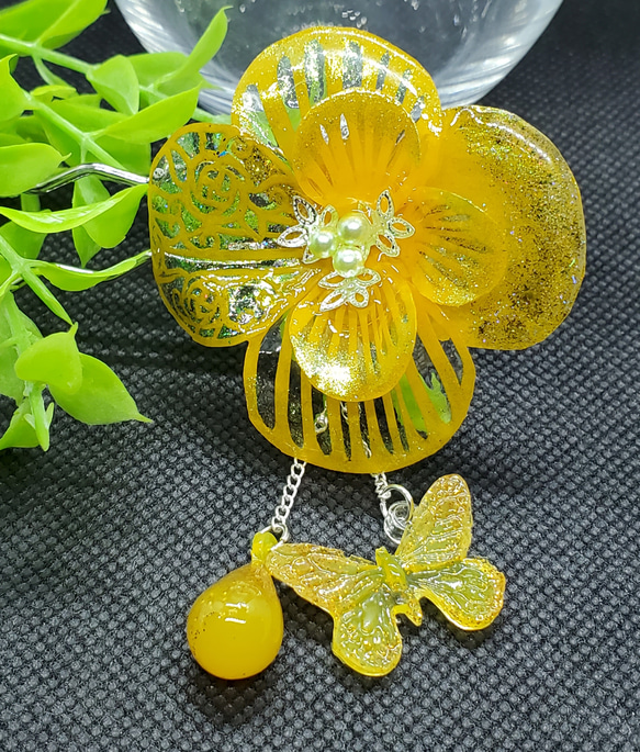 大自然と共に生きる生命の花[ブローチ] 5枚目の画像