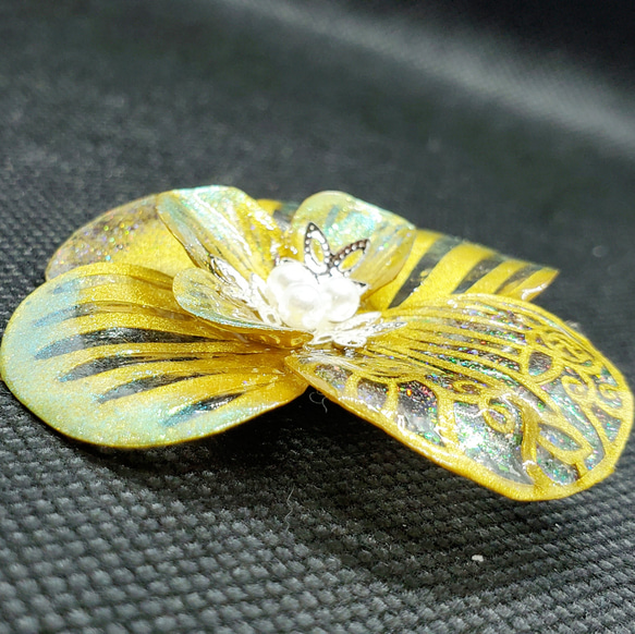 才に輝く財源の花[ブローチ] 2枚目の画像