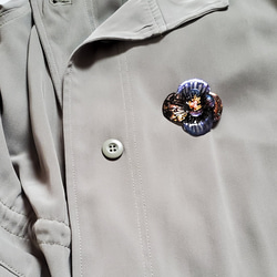 静かに燃ゆる情熱の花[ブローチ] 4枚目の画像