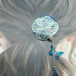 儚い幻想の花[ヘアクリップ] 5枚目の画像